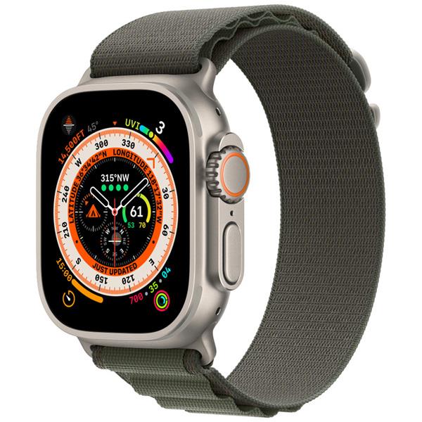 ساعت هوشمند اپل واچ اولترا بدنه تیتانیوم با بند لوپ آلپاین  Apple Watch Ultra 49mm Titanium Case Alpine Loop